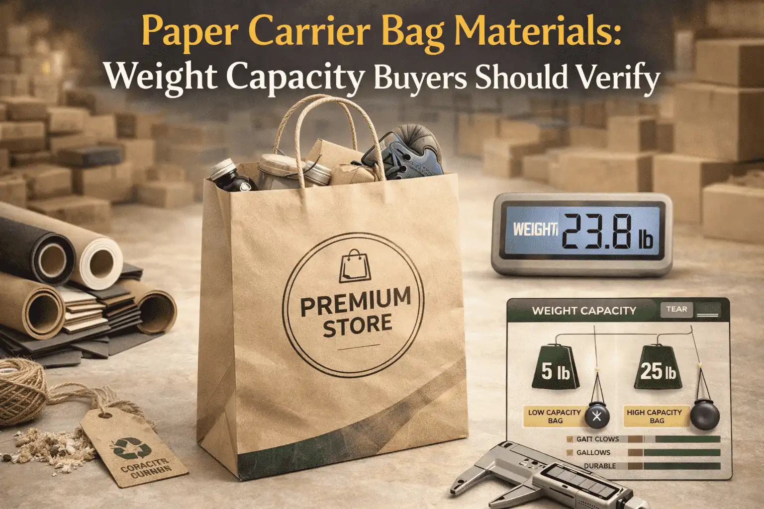 Paper Carrier Bag Materials: Weight Capacity Buyers Should Verify